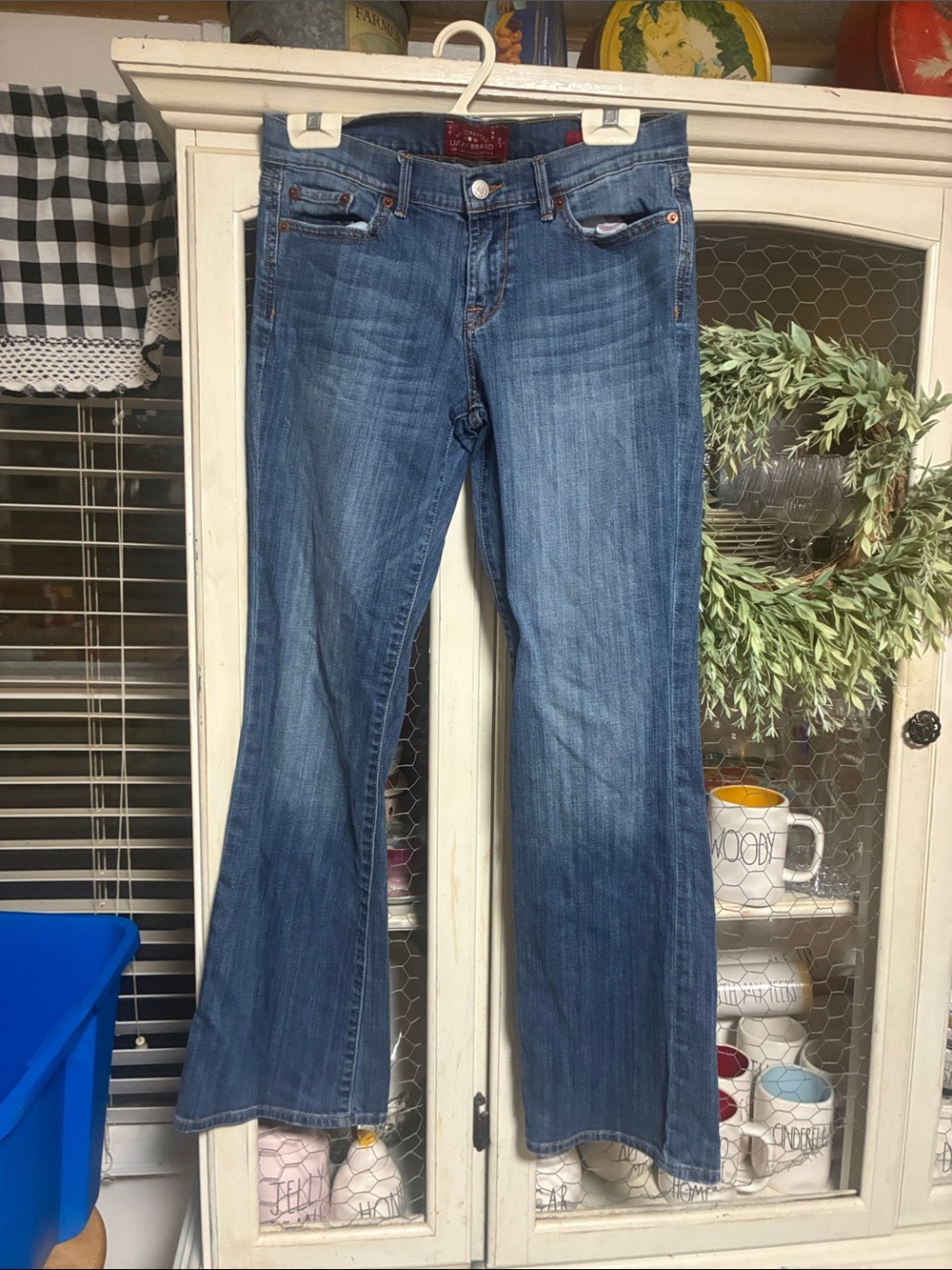 Lucky Brand Women's Blue Flared Jeans - Medium Wash